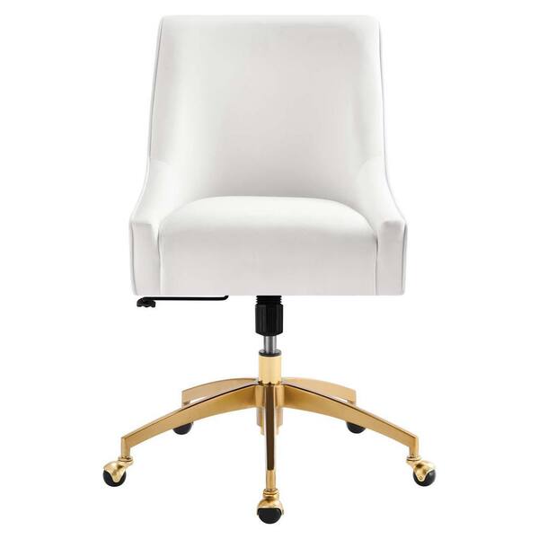 modway white office chair