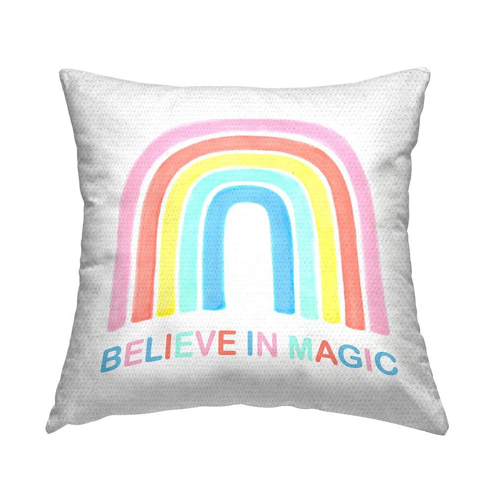 Stupell Industries Believe In Magic Phrase Children's Vibrant