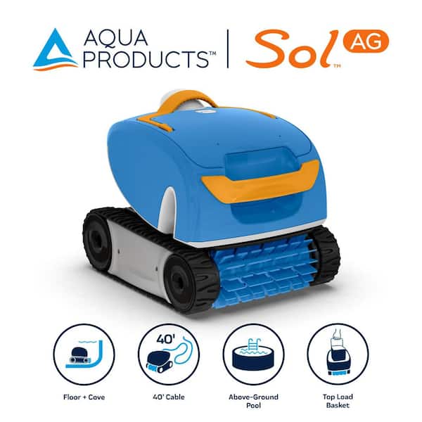 Aqua S Sol Ag Auto Robotic Pool, Automatic Above Ground Pool Cleaner