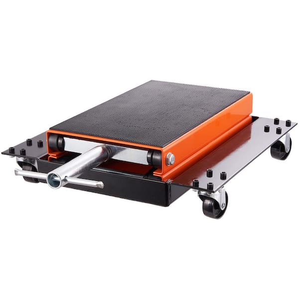 Motorcycle Lift, 1100 lbs. Motorcycle Lift ATV Scissor Lift Jack with Dolly & Hand Crank, Center Hoist Crank Stand
