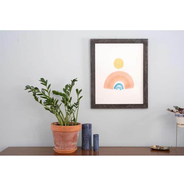 Josephine 18 in. x 24 in. Smoky Black Picture Frame