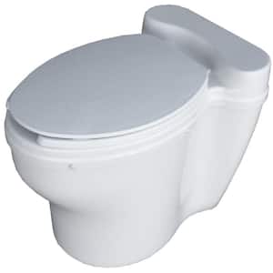 Elongated Dry Toilet Non-Electric Waterless Toilet