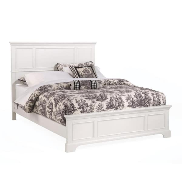 HOMESTYLES Naples Off-White Queen Bed