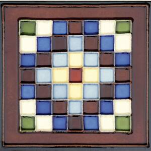 Hand-Painted Cuadros Deco 6 in. x 6 in. Ceramic Wall Tile (2.5 sq. ft. / Case)