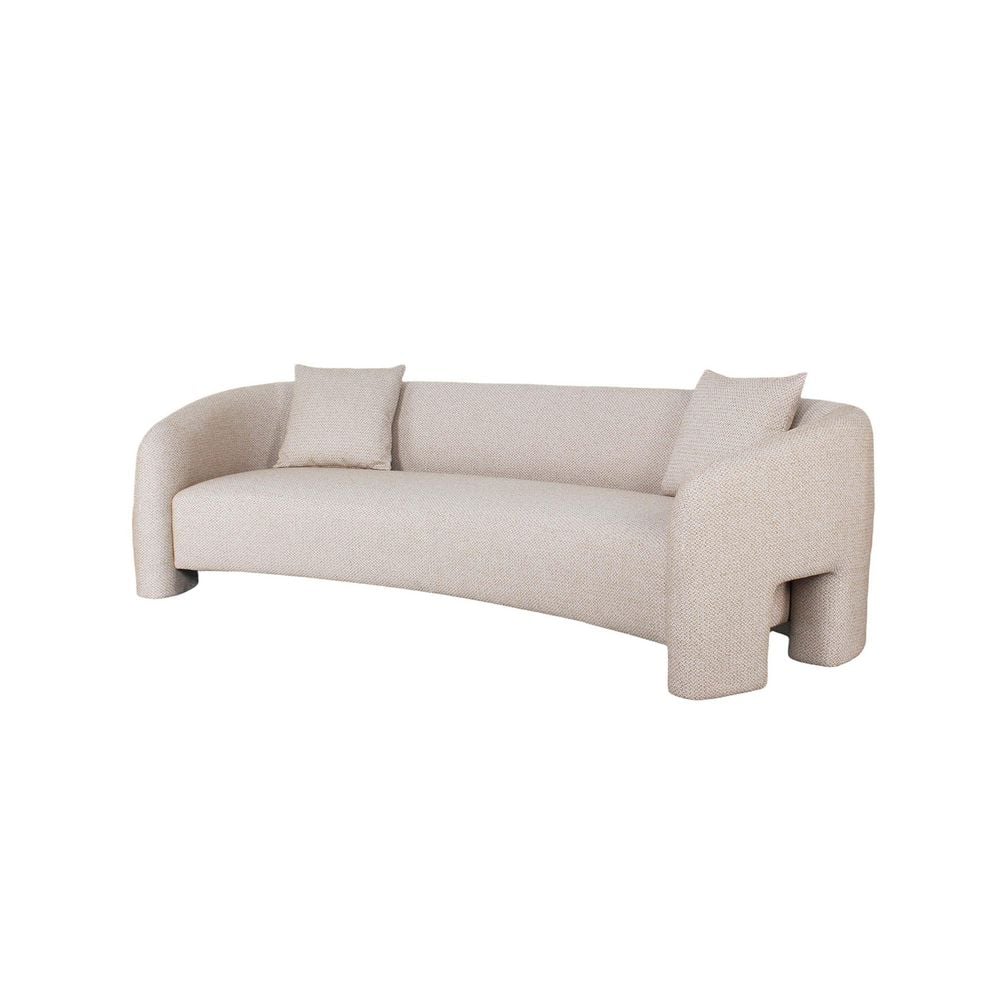 Sylvia Gold Dust Tweed 2-Piece Sofa and Accent Chair Set