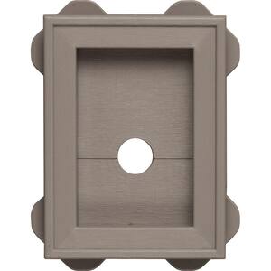 5.5 in. x 8.625 in. #008 Clay Wrap Around Mounting Block