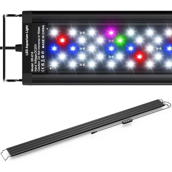 48-54 in. Full Spectrum Led Aquarium Light with Timer Auto On/Off for Plants in Freshwater Tanks Adjustable Brightness
