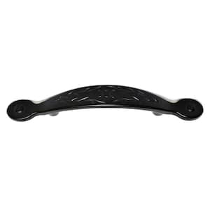 Leaf 3 in. Center-to-Center Matte Black Arch Cabinet Pull