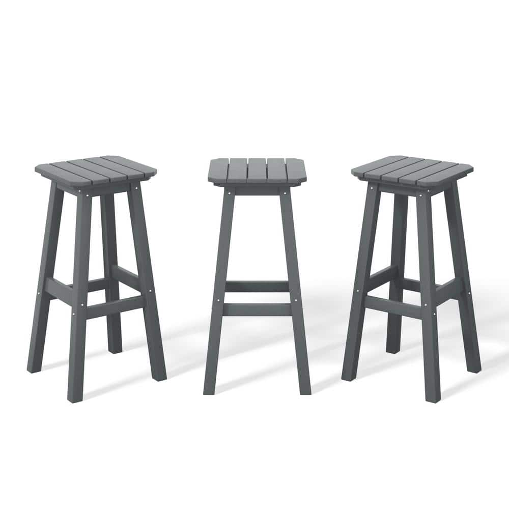 WESTIN OUTDOOR Laguna 29 in. HDPE Plastic All Weather Backless