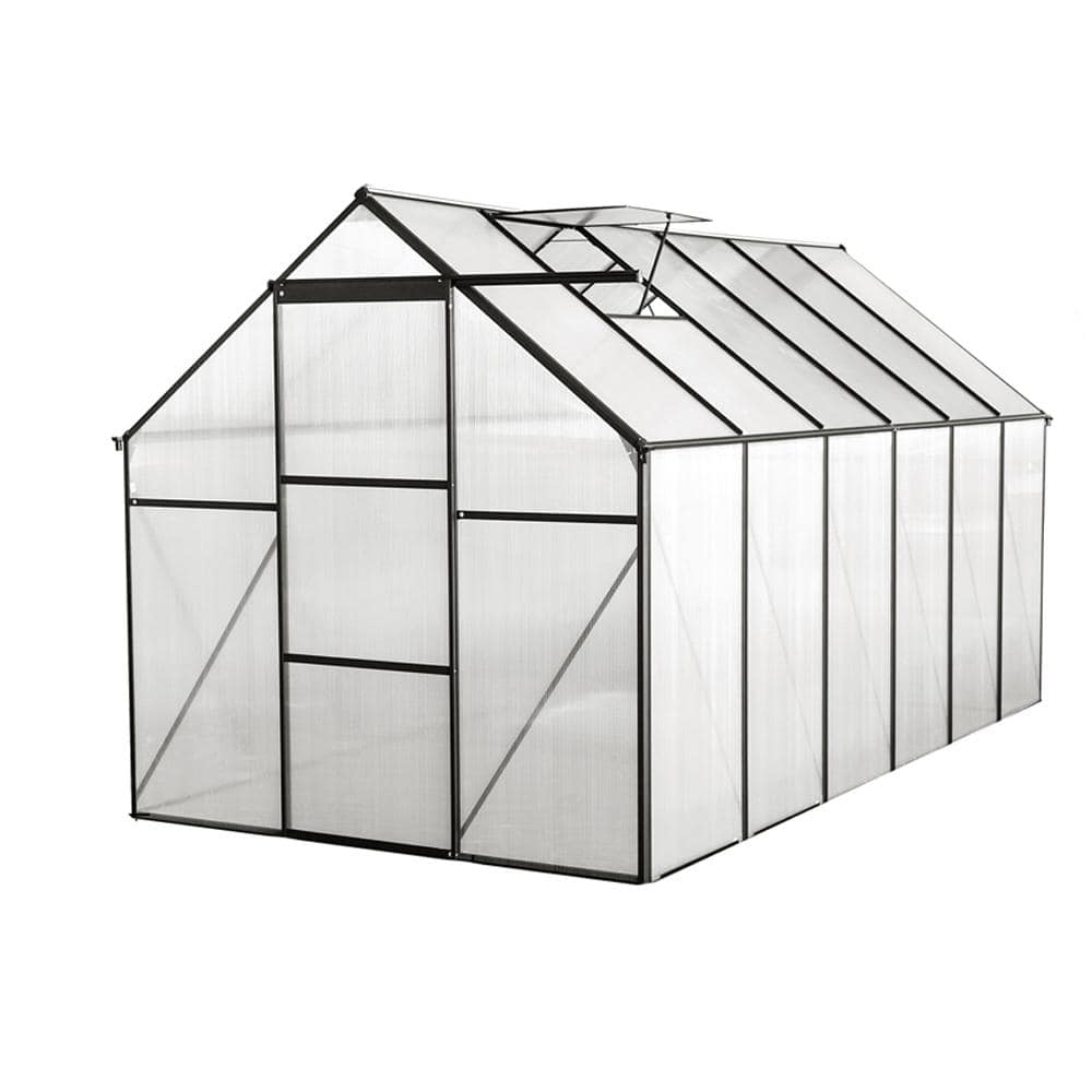74.8 in. W x 146.06 in. D x 76.77 in. H Black Metal Greenhouse Raised Base price history on PriceWatchPro