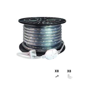 BRIGHTLUX Outdoor/Indoor 36 ft. 120 volt Plug-In RGB Color Changing LED ...