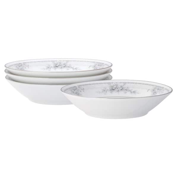 Noritake Sweet Leilani 5.5 in., 4 fl. oz (White) Porcelain Fruit Bowls, (Set of 4)
