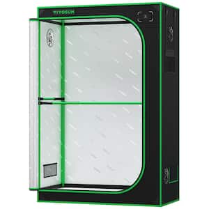 4 ft. x 2 ft. P426 Black Pro Grow Tent with Reflective Mylar Oxford Fabric and Extra Hanging Bars