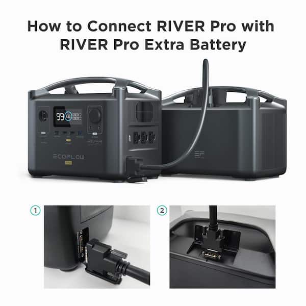 EcoFlow RIVER Pro Extra Battery, 720Wh for Portable Power Station
