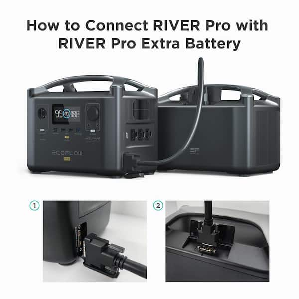 BATTERIE ECOFLOW RIVER PRO 720WH - Batteries nomades solaires