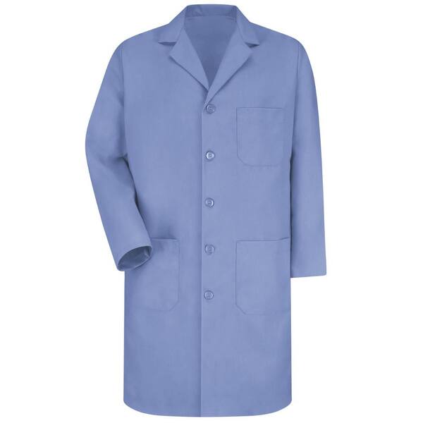 Kap Men's Size 44 Blue Lab Coat KP14LB RG 44 - The Home Depot