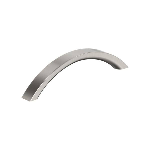 Amerock Parabolic 5-1/16 in. Center-to-Center Modern Satin Nickel Arch Cabinet Pull
