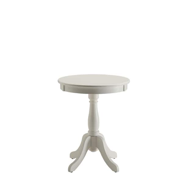 Alger White Side Table