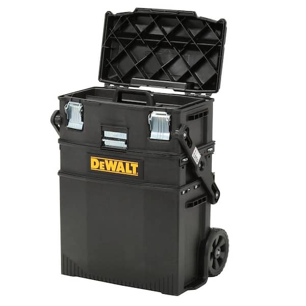 DEWALT 16 in. 4-in-1 Cantilever Tool Box Mobile Work Center with Removable  Tray DWST20800 - The Home Depot