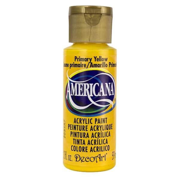 Americana 2 oz. Primary Yellow Acrylic Paint