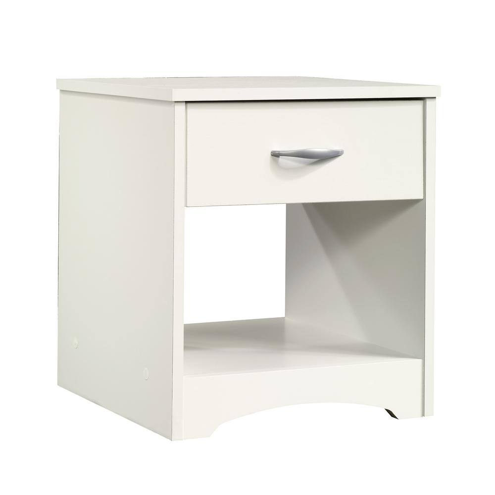 sauder white nightstand