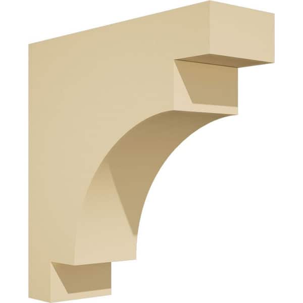 Ekena Millwork Mediterranean 3 1/2 in. x 12 in. x 12 in. Polyurethane Corbel