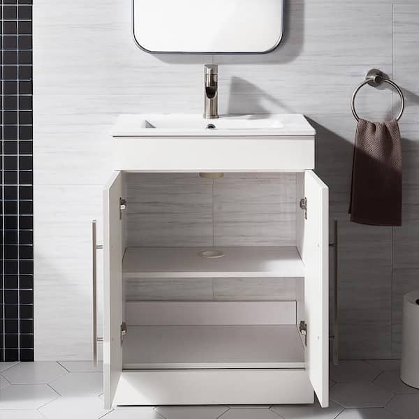 Comllen 24 in. W x 16 in. D x32 in. H 2 Doors Bathroom Vanity in