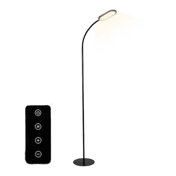 Black Floor Lamp With Remote Lg059 X Y, Led Floor Lamp With Remote