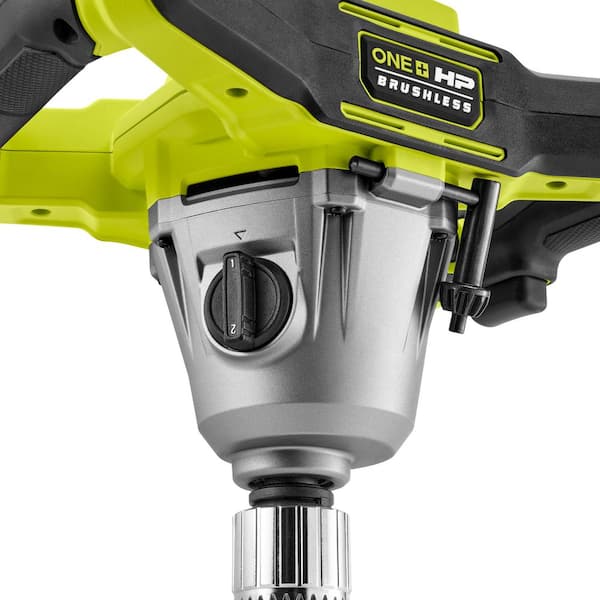 RYOBI ONE+ 18V HP 1/2 in. Brushless Cordless Mud Mixer (Tool Only) PBLMM01B  - The Home Depot