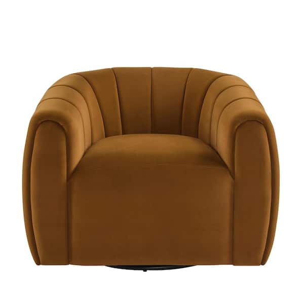 洋楽 C-KNIGHT CHRISTOPHER KNIGHT HOME Smith Modern Upholstered Velvet Swivel
