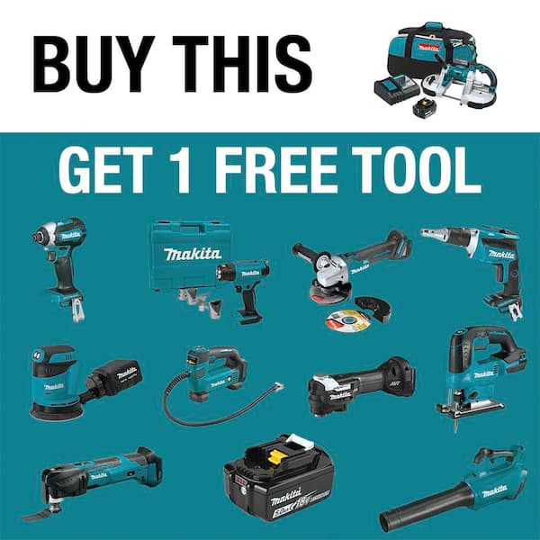 18V LXT 5.0Ah Lithium-Ion Cordless Portable Band Saw Kit