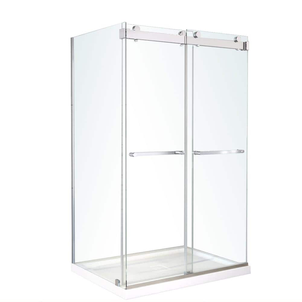 Reviews for A&E Madou 36 in. L x 48 in. W x 75 in. H Corner Shower Kit