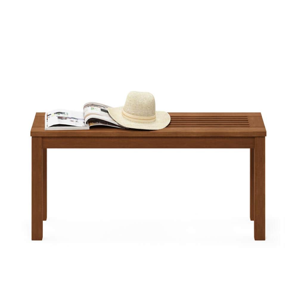 Tioman Natural Hardwood Outdoor Backless Bench