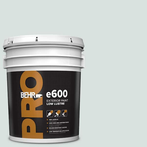 BEHR PRO 5 gal. #490E-2 Delicate Mist Low Luster Exterior Paint