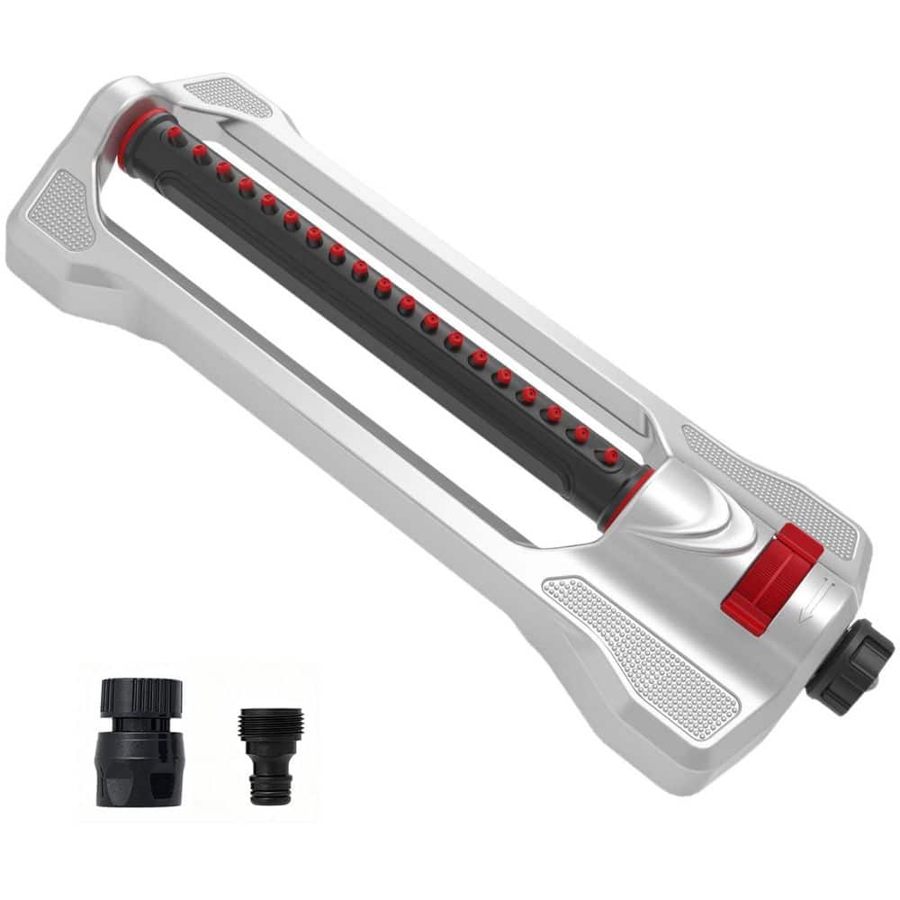 Heavy Duty Aluminum Oscillating Lawn Sprinkler  19 Precision Nozzles Adjustable Range Control Covers Up to 3,200 sq. ft price history on PriceWatchPro