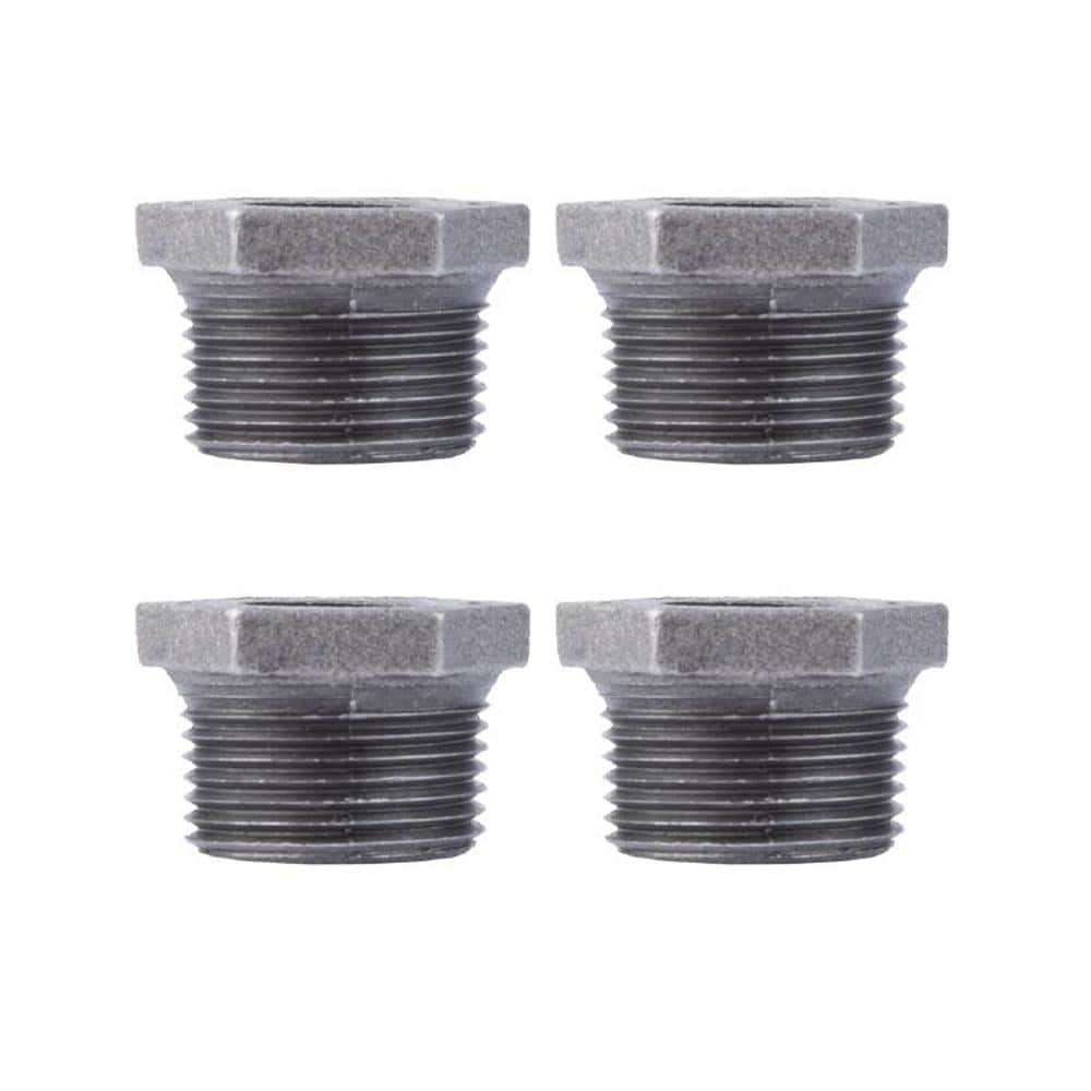 1 in. x 1/2 in. Black Iron Bushing (4-Pack) price history on PriceWatchPro
