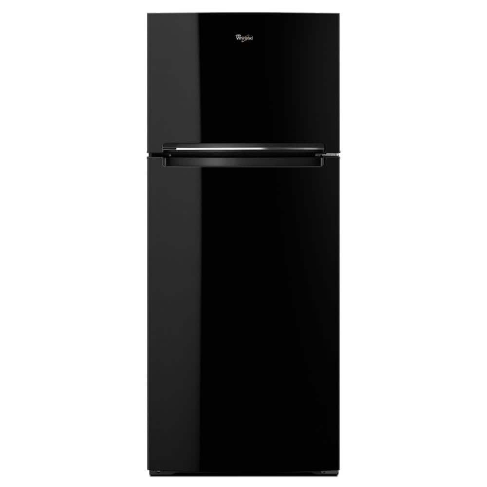 Whirlpool 18 cu. ft. Top Freezer Refrigerator in Black