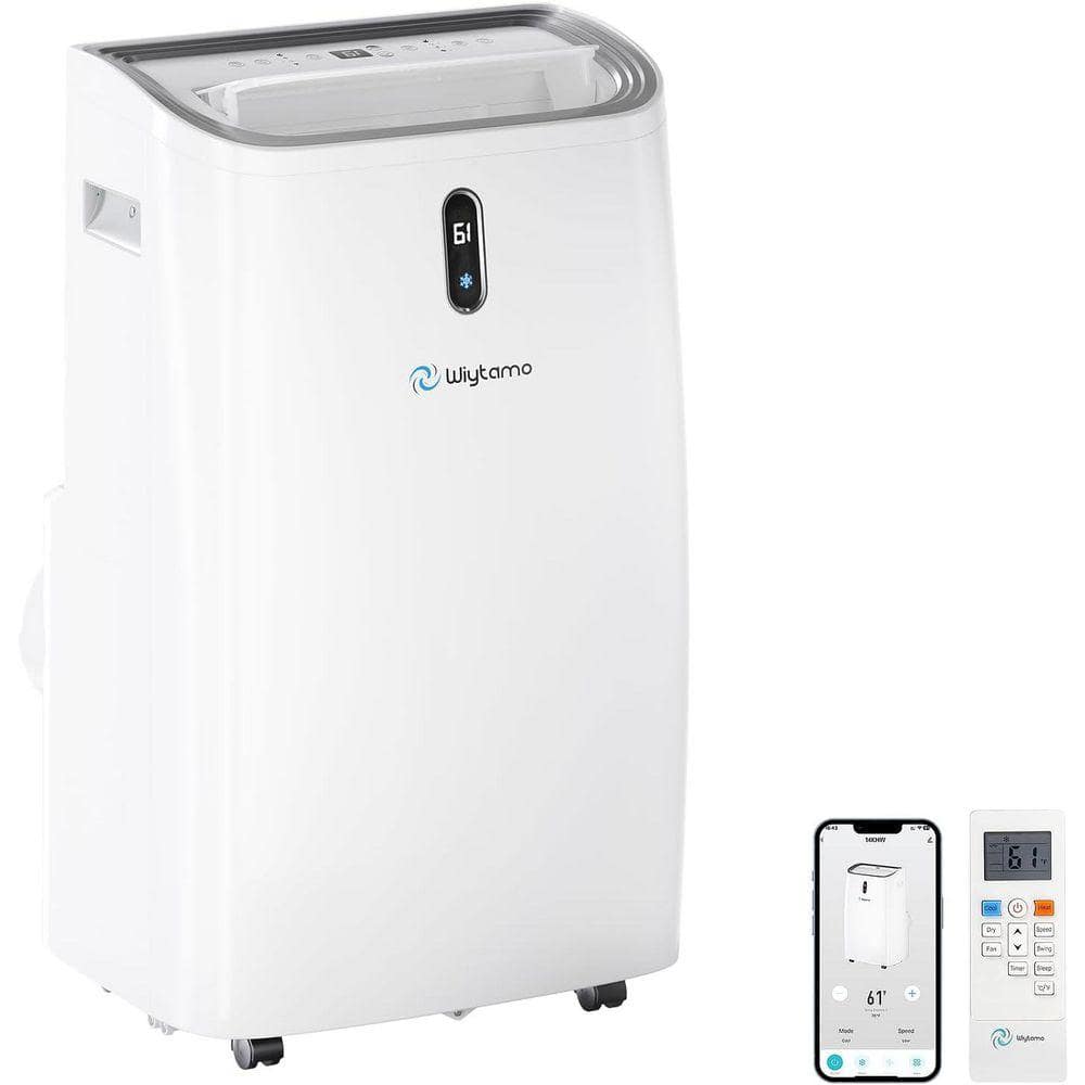 14,000 BTU (DOE) Portable Air Conditioner Cools 700 sq. ft. with Heater and Dehumidifier with Wi-Fi and Remote in White price history on PriceWatchPro