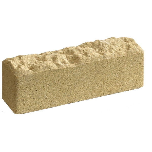 Oldcastle Rivers Edge 12 in. x 3.5 in. x 3.5 in. Tan/Brown Concrete Edging (276- Piece Pallet)