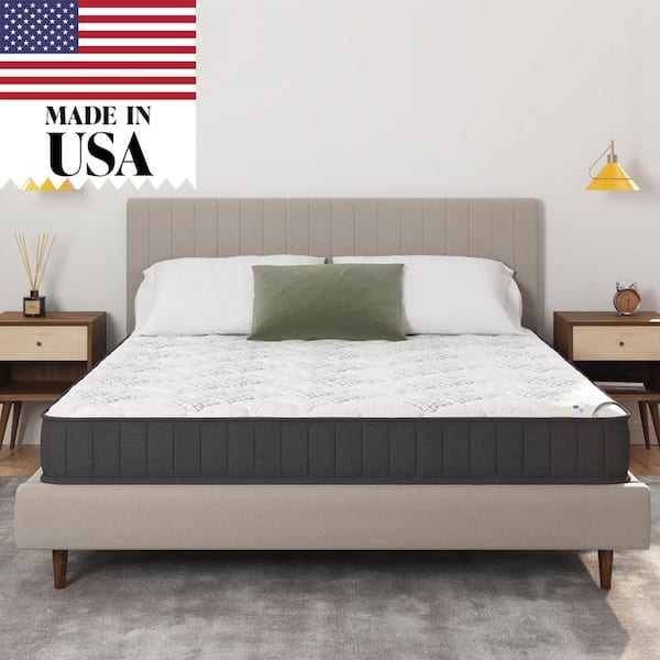 Ottomanson Infinity 9 in. Full Made in USA Firm Hybrid Mattress Cool Airflow with Edge to Edge Pocket Coil, Bed in A Box, Ottopedic