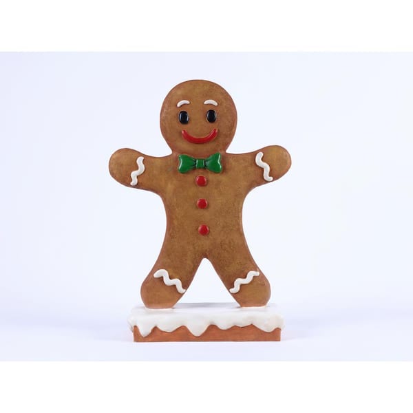 HI-LINE GIFT LTD. Gingerbread Boy Garden Statue 85180-A - The Home