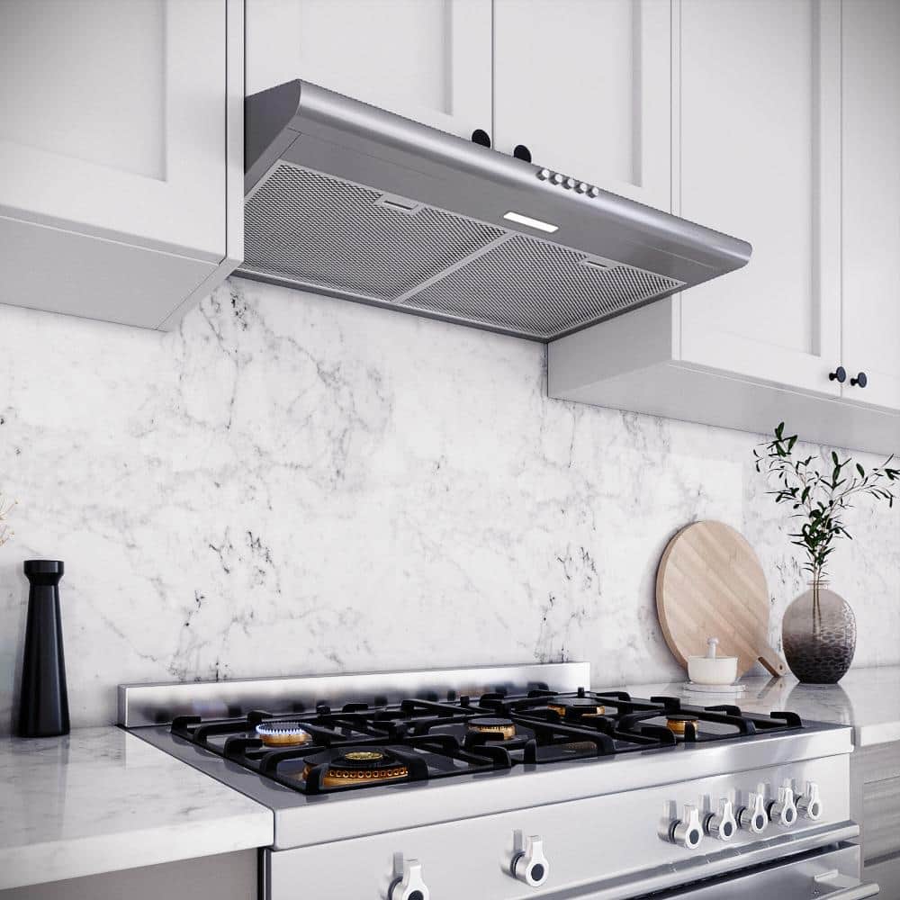 Streamline 30-Inch Stainless Steel Convertible Under Cabinet Range Hood