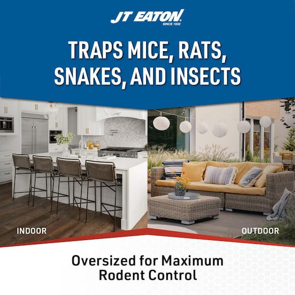 Stick-Em Elephant Size Rat and Mouse Glue Trap Double Trap (12-Pack)