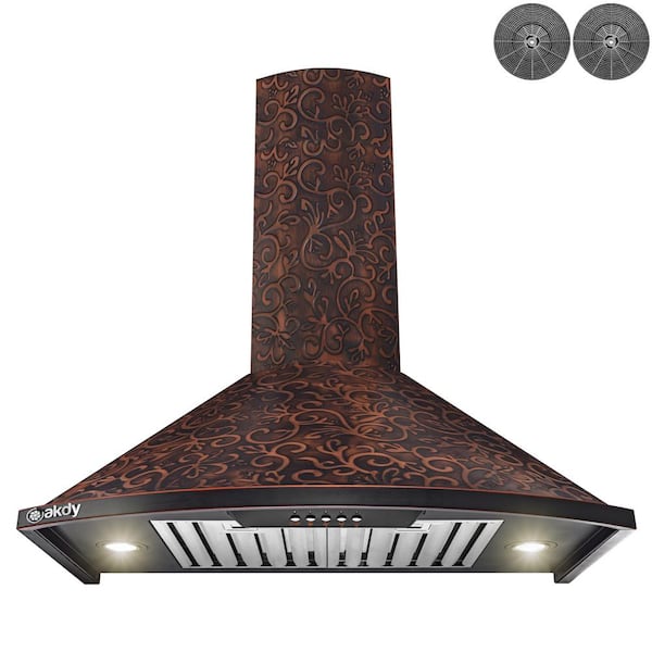 home depot copper range hood