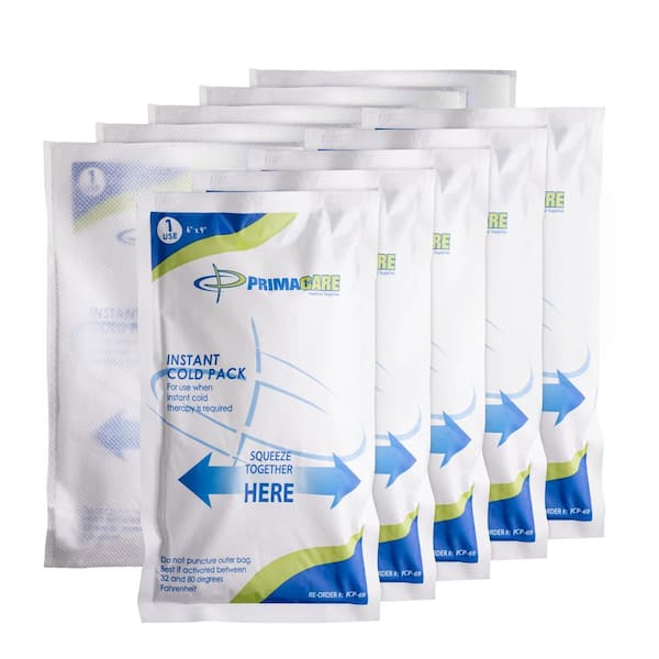 PRIMACARE 6 in. x 9 in. Disposable Medical Grade Cold Packs