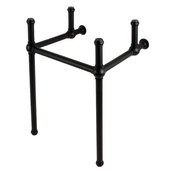 Kingston Brass Fauceture Brass Console Sink Leg in Matte Black