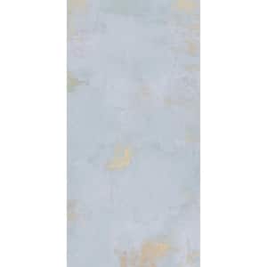 Aureate Light Blue 19.69 in. x 39.37 in. Natural Porcelain Rectangle Wall and Floor Tile (15.99 sq. ft./Case) (3-pack)
