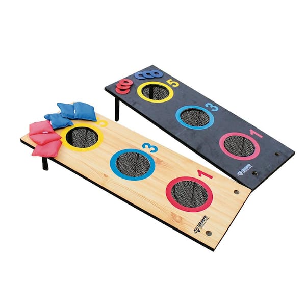 Triumph Sports USA 2-in-1 3-Hole Tournament Bag Toss/3-Hole Washer Toss