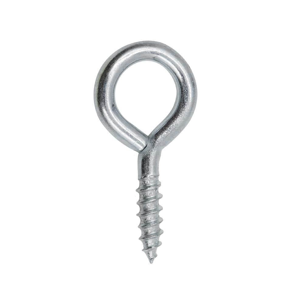 MroMax 25Pcs Small Screw Eye Hooks 1.97 Length Galvanized Iron Screw-in  Hanger Eye-Shape Ring Hooks 50mm Self Tapping Screws for Home Office  Hanging