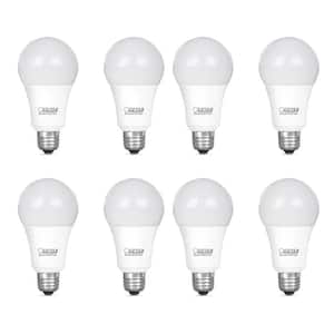 75-Watt Equivalent A19 Dimmable CEC Title 20 ENERGY STAR 90 CRI E26 Medium LED Light Bulb, Bright White 3000K (8-Pack)